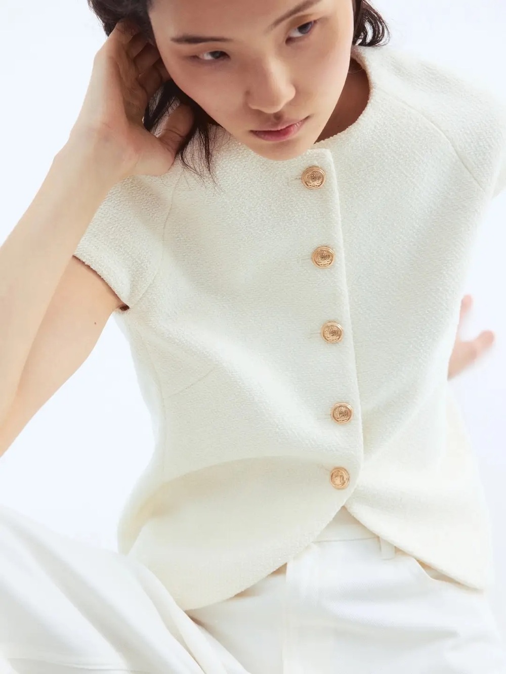 H&M Button-Front Top - Picture 9 of 13
